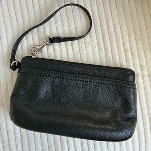 Black Coach Wristlet